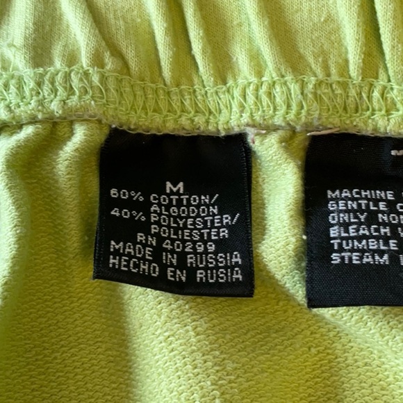 Erika Lime Green Capris - Picture 4 of 6